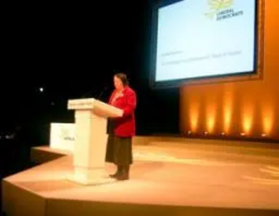 Jacquie speaking on post offices