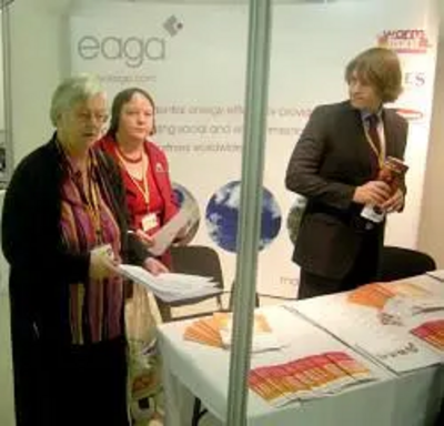 Visiting the EAGA stall