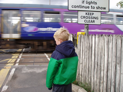Trains attract children and there's no barrier to keep them safe