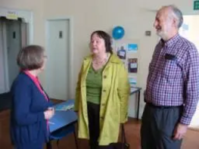 Jacquie at Parkinson's coffee morning